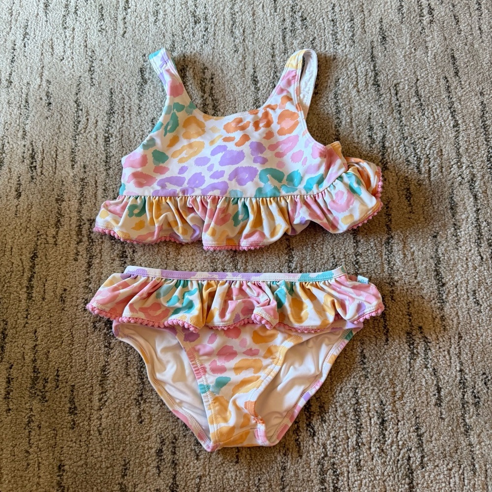 Posh Peanut Pastel Leopard Swimsuit